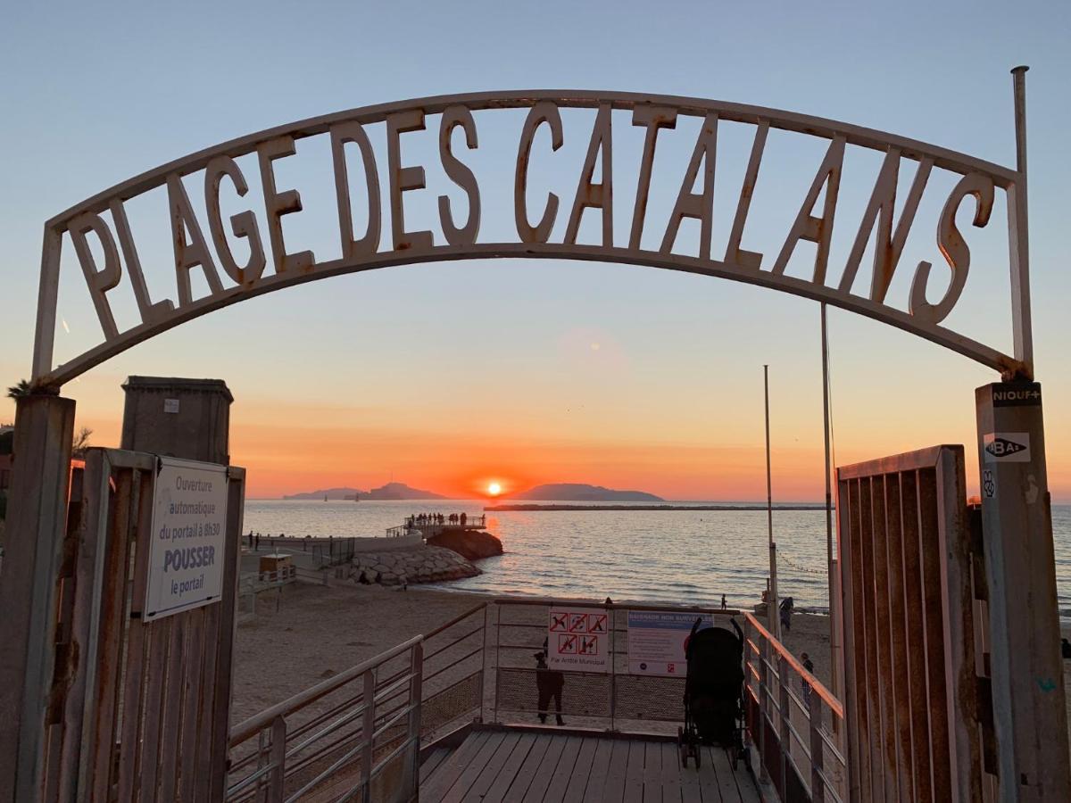 Escale Marseillaise, Grand T2 Calme, Pres Du Vieux Port Pour 2 A 4 Personnes, Nettoyage Rigoureux Appartement Marseilles Buitenkant foto